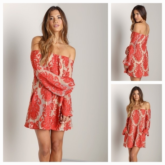 For Love & Lemons‎ Precioso Dress Red - Picture 1 of 2